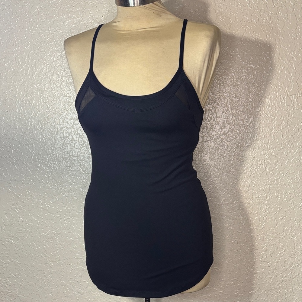 Black Spaghetti Strap Lululemon Tank Top